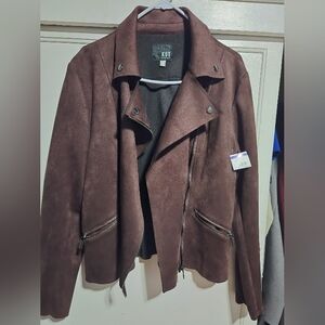 NWT Size XXL Kut from the Kloth Dark Brown Jacket